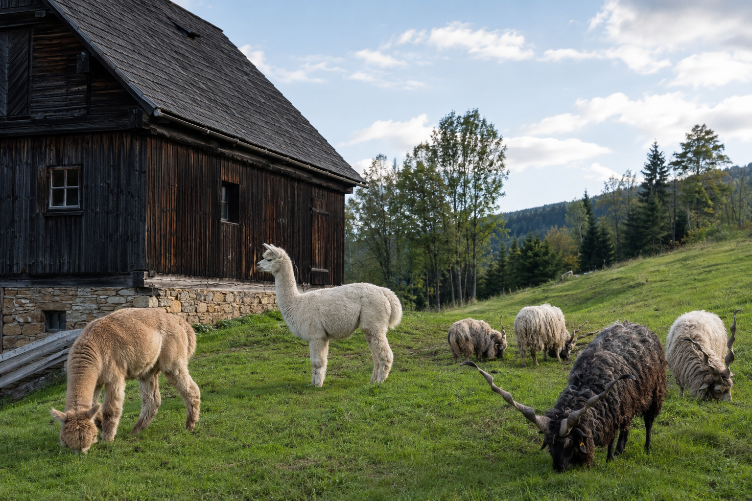 ALPENSTALL: Tierwelt
